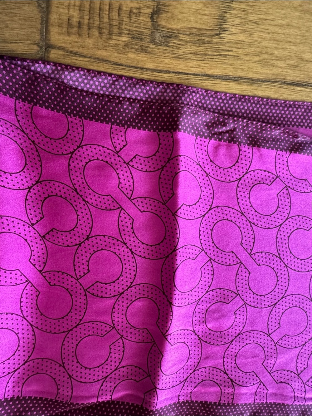Coach Patterned Scarf - Picture 2 of 6